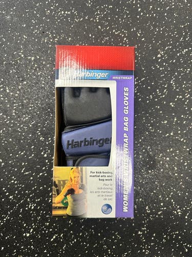 Used Harbinger Martial Arts Gloves Navy Blue SM 11849-S000032335