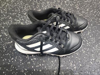 Used Adidas PUREHUSTLE BB/SB Cleats Black Youth 12.0 11849-S000032341
