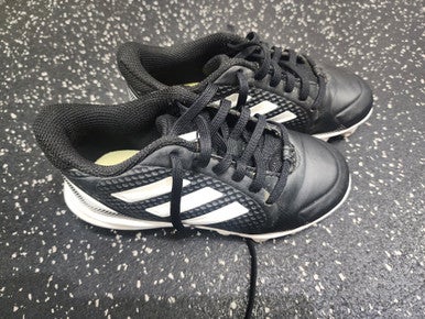 Used Adidas PUREHUSTLE BB/SB Cleats Black Youth 12.0 11849-S000032341