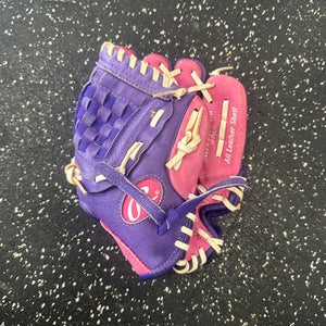 Used Rawlings HFP10PPUR BB/SB Glove RH Throw Pink 10" 11849-S000032376