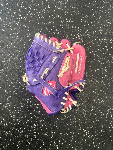 Used Rawlings HFP10PPUR BB/SB Glove RH Throw Pink 10" 11849-S000032376