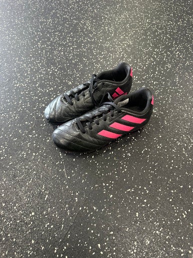 Used Adidas Soccer Cleats Black Junior 01.5 11849-S000032388