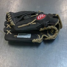 Used Rawlings GLOVE BB/SB Glove LH Throw Black 11 1/2" 11339-S000194934
