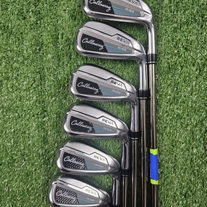 Callaway 2025 Women's Reva Rise Iron Set 7-PW AW SW LINQ 4Fl Ladies Graphite  RH