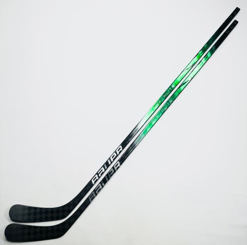 New 2 Pack Custom Green Tyler Seguin Bauer Vapor Hyperlite 2 (ADV Build) Hockey Stick-RH-P92-95 Flex