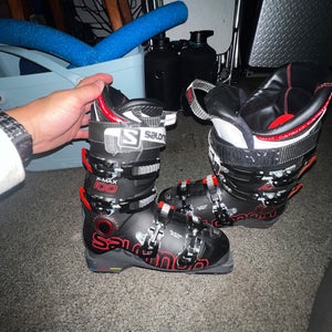 Mondo 26 & 26.5 Unisex Salomon X-Max All Mountain Ski Boots Medium Flex (Used)