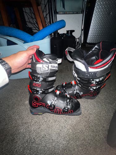 Mondo 26 & 26.5 Unisex Salomon X-Max All Mountain Ski Boots Medium Flex (Used)