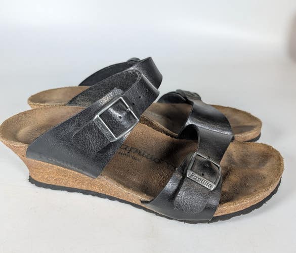 Birkenstock Papillio Dorothy Wedge Sandal Women's Size 38 / 7 Arizona Buckle
