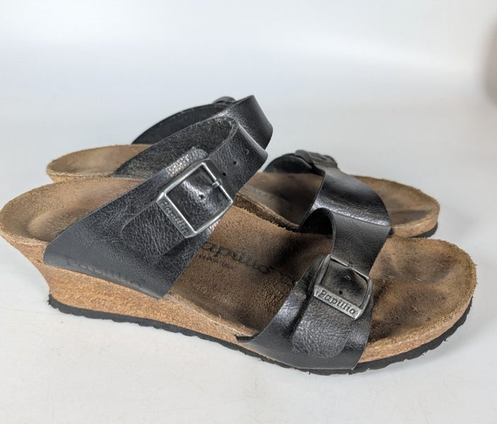 Birkenstock Papillio Dorothy Wedge Sandal Women's Size 38 / 7 Arizona Buckle