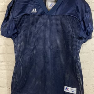 Russell Athletic Youth Extra Large Team Sports Durable Mesh Jersey Navy Elastic