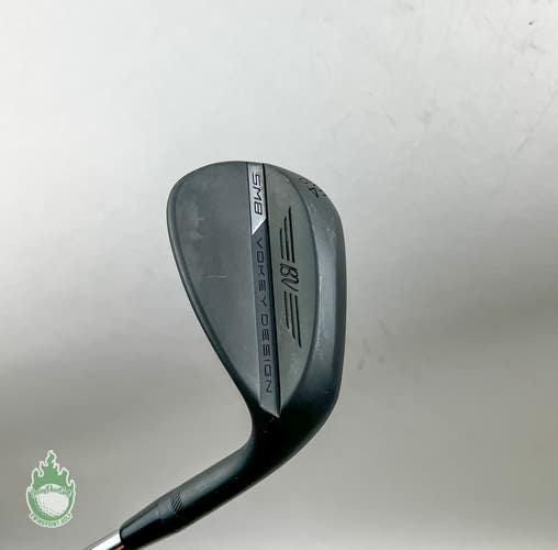 Titleist Vokey SM8 D Grind Jet Black Wedge 54*-12 Stiff Flex Steel Golf Club