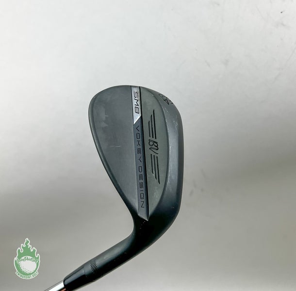 Titleist Vokey SM8 D Grind Jet Black Wedge 54*-12 Stiff Flex Steel Golf Club