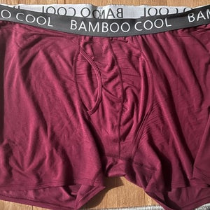 Bamboo Cool Red Boxer Briefs Size XXL (Used)
