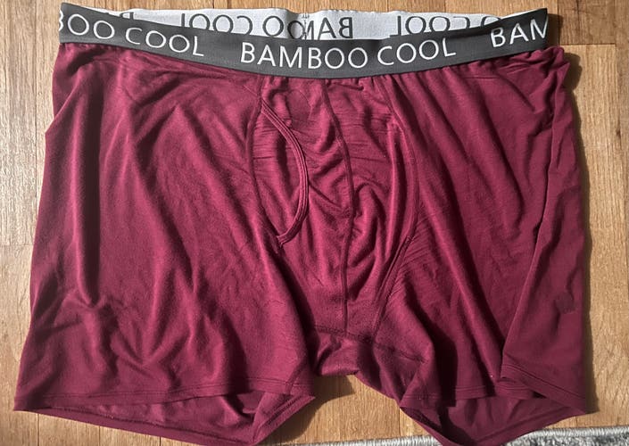 Bamboo Cool Red Boxer Briefs Size XXL (Used)