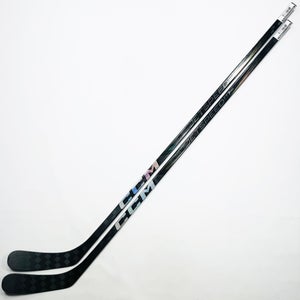 New 2 Pack Custom Black CCM Jetspeed FT7 Pro Hockey Stick-RH-85 Flex-ZEGRAS-Grip W/ Bubble Texture