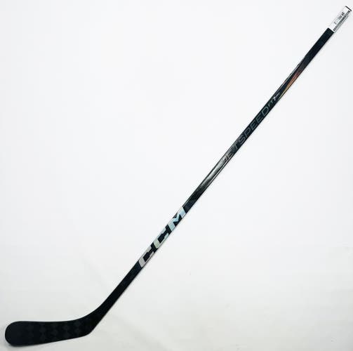 New Custom Black CCM Jetspeed FT7 Pro Hockey Stick-RH-85 Flex-ZEGRAS-Grip W/ Bubble Texture
