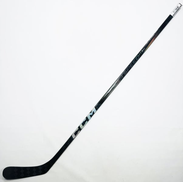 New Custom Black CCM Jetspeed FT7 Pro Hockey Stick-RH-85 Flex-ZEGRAS-Grip W/ Bubble Texture