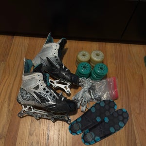 2019 Mission Inhaler FZ-0 Inline Hockey Skates Regular Width 9 (Used)