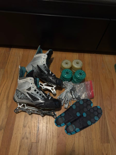 2019 Mission Inhaler FZ-0 Inline Hockey Skates Regular Width 9 (Used)