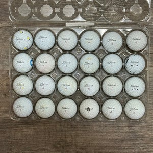 24 Titleist Pro V1x Golf Balls - 3A Condition