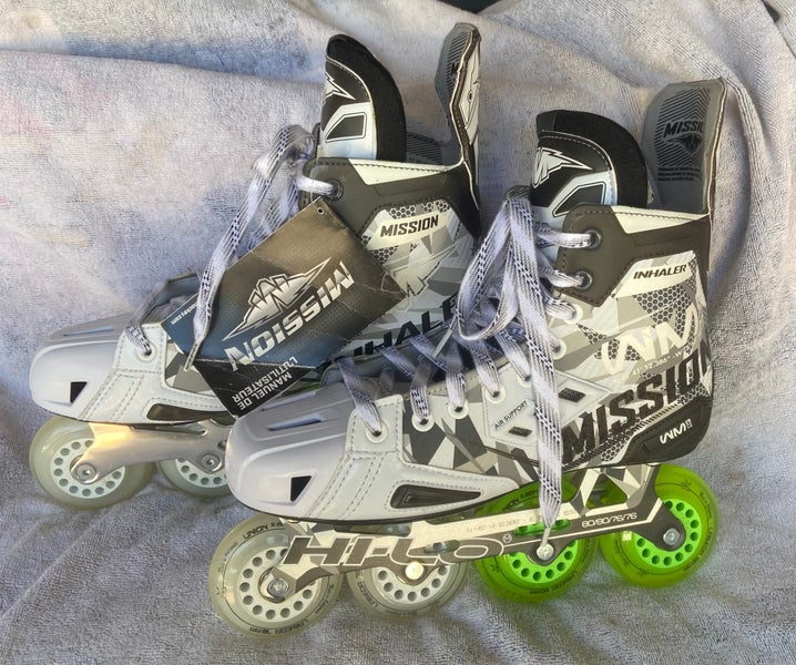 Mission INHALER WM03 Inline Skates Wide Width Size 8.5 (New)