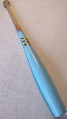 NEW Marucci Torpedo 33"/30oz Maple Wood Baseball Bat AP5 Baby Blue/Natural/Gold