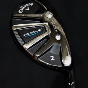 CALLAWAY ROGUE 2 HYBRID 17 LOFT STIFF FLEX, SHAFT 41", REGULAR FLEX, NEW GRIP