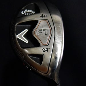 CALLAWAY FT 4 HYBRID LOFT 24, SENIOR FLEX, SHAFT 40", RIGHT HANDED, NEW GRIP