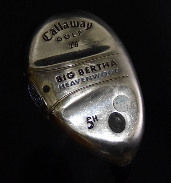 CALLAWAY BIG BERTHA 5 HYBRID LOFT 26 LADIES FLEX, SHAFT 39", RIGHT HANDED