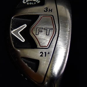 CALLAWAY FT 3 HYBRID LOFT 21, SENIOR FLEX, SHAFT 40", RIGHT HANDED, NEW GRIP