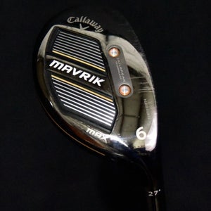 CALLAWAY MAVRIK 6 HYBRID 27 LOFT STIFF FLEX, SHAFT 39", RIGHT HANDED