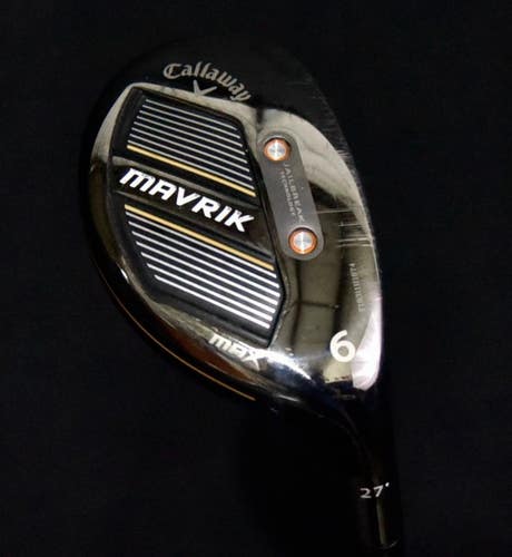 CALLAWAY MAVRIK 6 HYBRID 27 LOFT STIFF FLEX, SHAFT 39", RIGHT HANDED