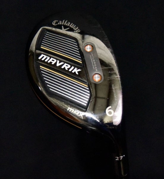 CALLAWAY MAVRIK 6 HYBRID 27 LOFT STIFF FLEX, SHAFT 39", RIGHT HANDED