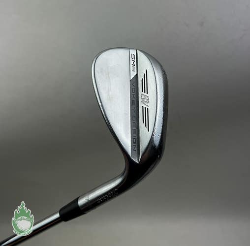 Used Titleist Vokey SM8 S Grind Chrome Wedge 54*-10 Wedge Flex Steel Golf Club