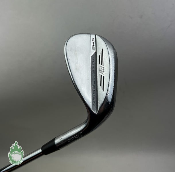Used Titleist Vokey SM8 S Grind Chrome Wedge 54*-10 Wedge Flex Steel Golf Club