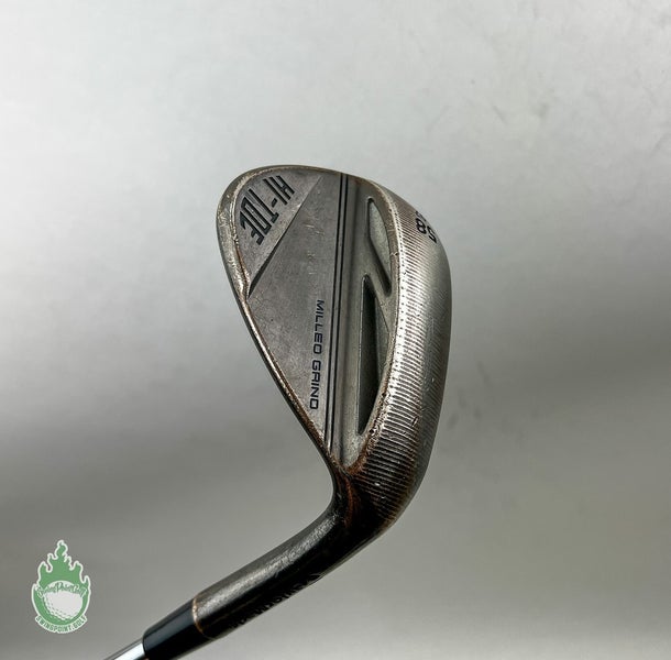 Used RH TaylorMade Hi-Toe 3 Wedge 58*-07 Hi-Rev 115g Stiff Flex Steel Golf Club