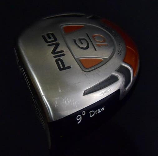 PING G10 DRIVER LOFT 9 ,REGULAR FLEX, SHAFT 46", LH