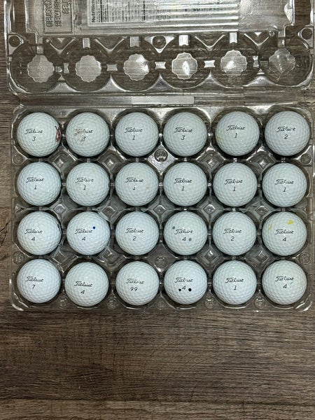 24 Titleist Pro V1 Golf Balls - 2025/2024 Models, 4A Condition