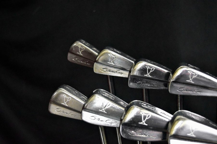 MIZUNO SILVER CUP IRONS SET 3-9, PW IRONS, STIFF FLEX, RH, SHAFT