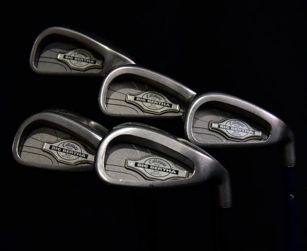 CALLAWAY BIG BERTHA X12 IRONS SET 5-9 IRONS, REGULAR FLEX, RH, SHAFT 39" (39")