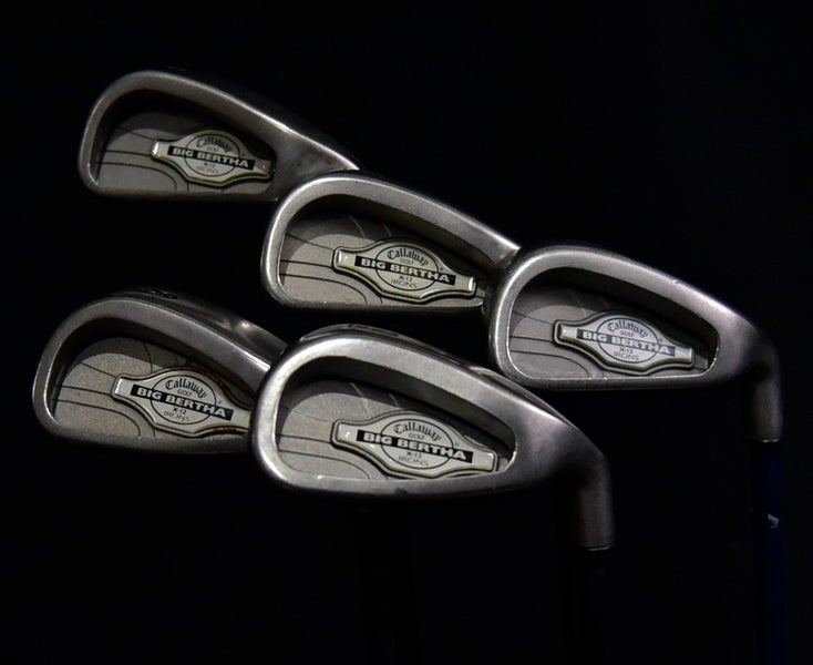 CALLAWAY BIG BERTHA X12 IRONS SET 5-9 IRONS, REGULAR FLEX, RH, SHAFT 39" (39")