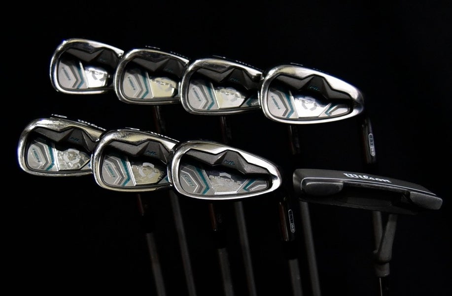 WILSON PROFILE SET 5-9, PW SW IRONS LADIES FLEX, RH, SHAFT 37" (5I), NEW GRIPS