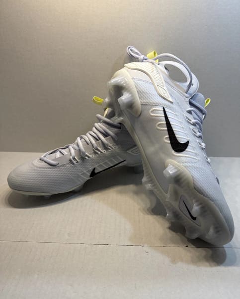 Nike Huarache 9 Elite Mid Lax SE Grey Football Cleats (Sz 13) FV6149-001 Men\'s Nike Huarache 9 Elite Mid LAX SE Lacrosse Cleats FV6149-001  main image 3