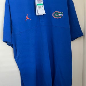 Nike Dri-FIT Jordan University Of Florida Gators Football Polo Men XL DR0360-480