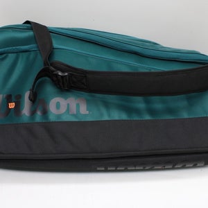 *NWT* WILSON BLADE SUPER TOUR TENNIS 15PK BAG (GREEN) #WR8031801001. MSRP: $160