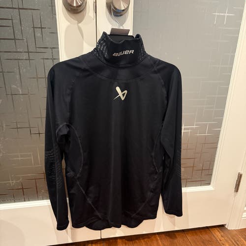 Black Youth XL Bauer Kevlar Undershirt (Used)