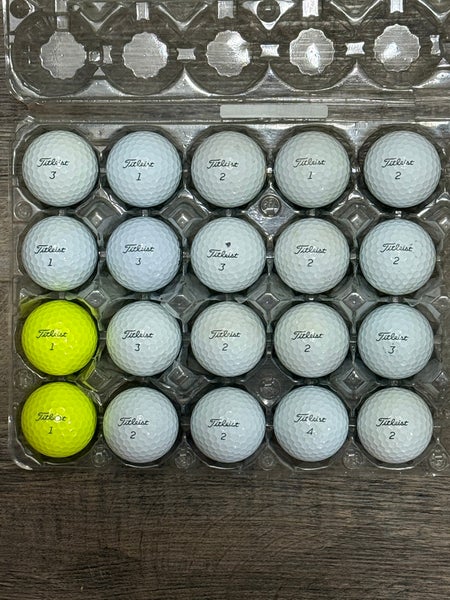 20 Titleist AVX Golf Balls - 5A/4A Condition