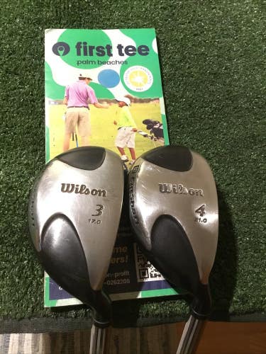 Wilson FatShaft Hybrids Set (3H & 4H) Regular Platinum Steel FatShafts