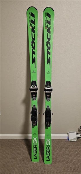 177 cm With Bindings Max Din 13 (Used) Laser SX Skis