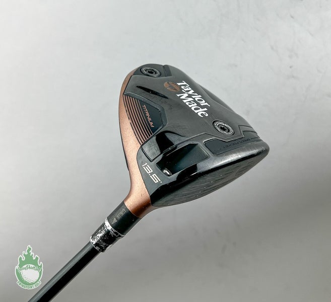 Used TaylorMade BRNR Mini Ti Driver 13.5* Tour AD CQ-7 TX X-Stiff Graphite Golf